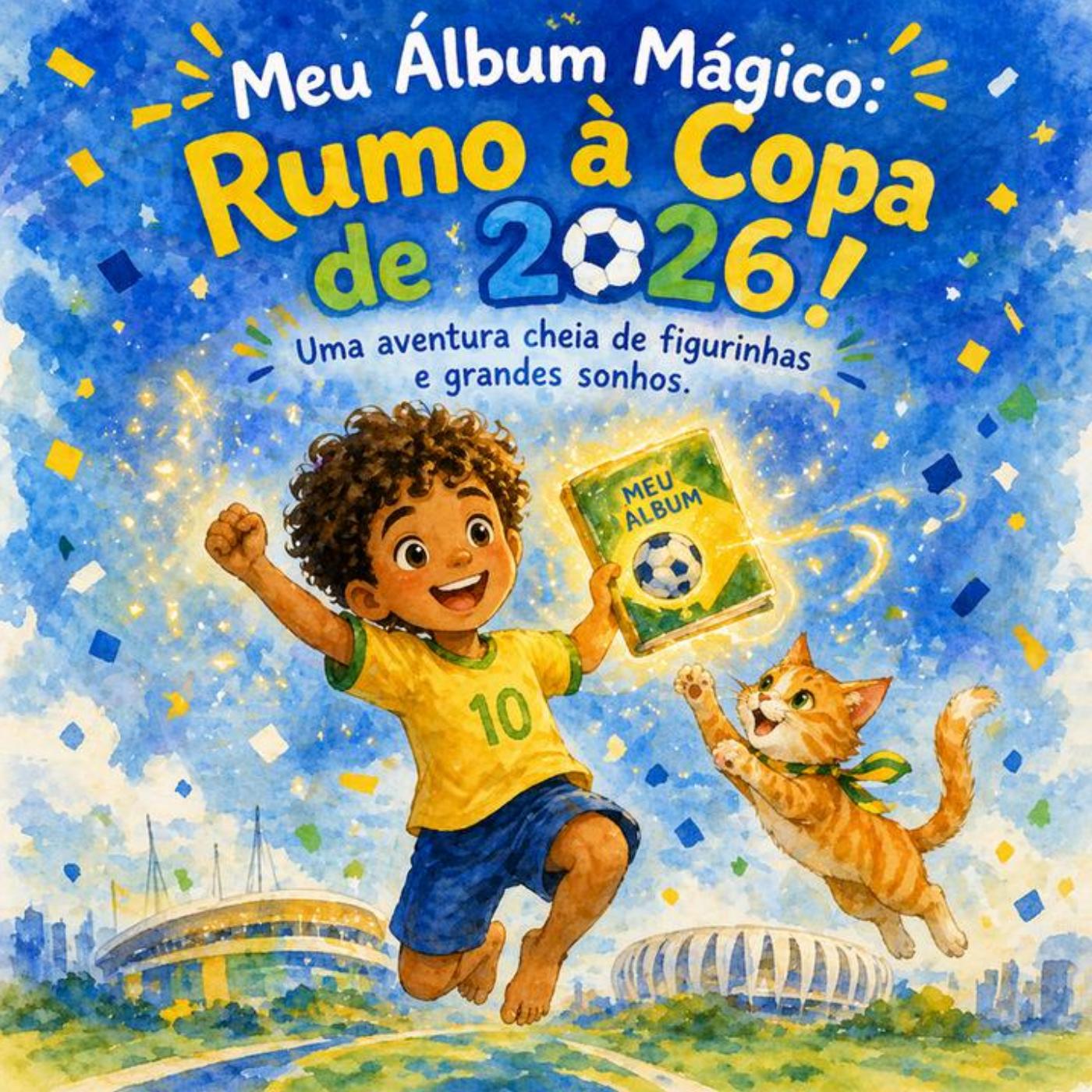 Capa do livro Meu Álbum Mágico: Rumo à Copa de 2026